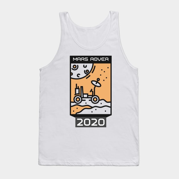 NASA Space Mars Rover 2020 Tank Top by Dosiferon